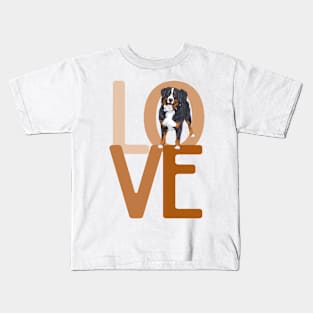 Bernese Mountain Dog LOVE! Especially for Berner Dog Lovers! Kids T-Shirt